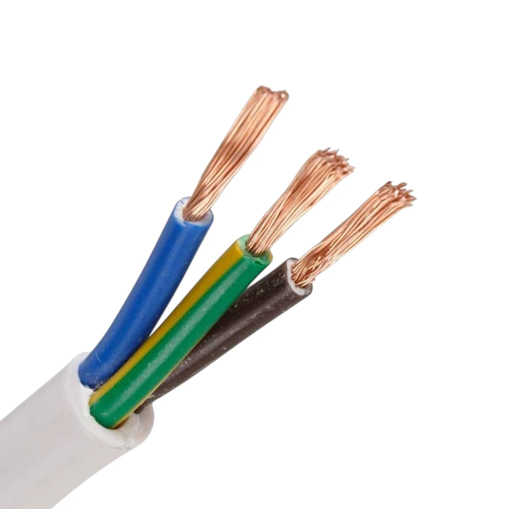 12 -------15 (9) فلكس امتار شعري ابيض مدة بكرات flaxabe cable standard 3*1.5mm - الصورة 1