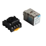 رلي 56A-52 BOTRIC  relpol  12 volt 11 pin مع القاعدة