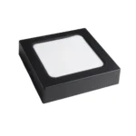 ظاهري مربع متغير الاطار الاسود HOROZ  016 084 0012  12w black 3 cct  ضمان سنة