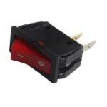 دكمة زيتية  احمر مفردة عريضة END-004