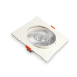 سبوت لايت مربع COB ابيض HOROZ 016 054 0012  12W  6400K  ضمان سنة عرض خاص 2026