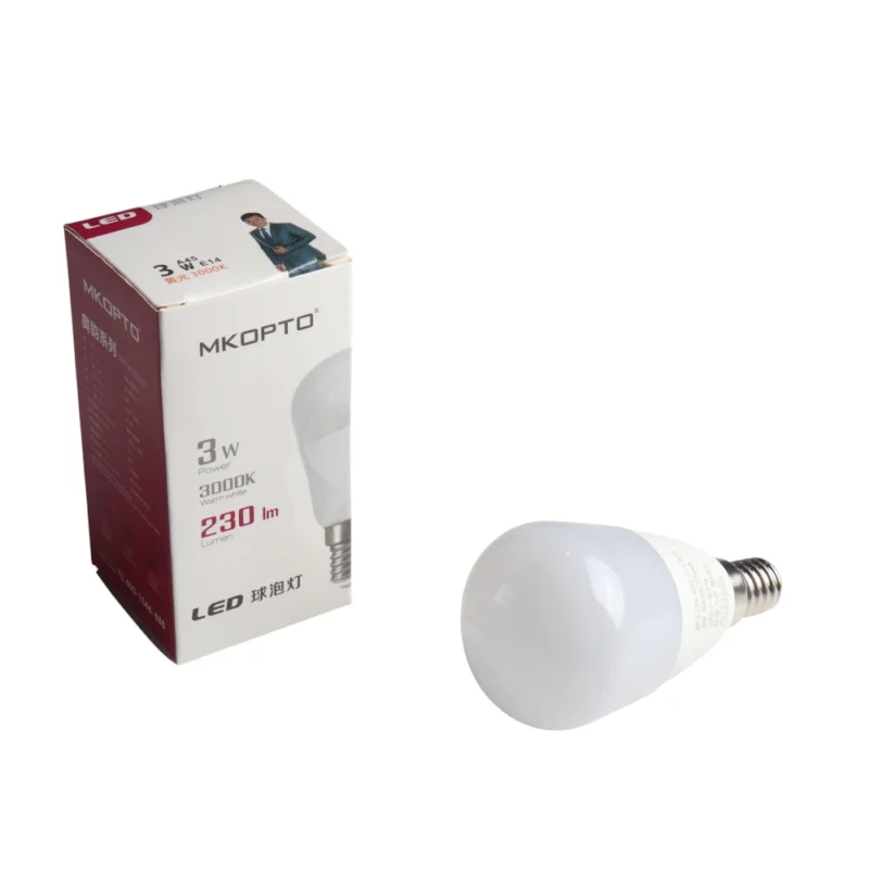 مصباح كروي ناعم شمسي MKOPTO E14 3000K 3W تخفيضات 2022