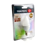 ⁦مصباح عرموطي ناعم ابيض TEKFEN LED 4 WATT WHITE 14CB⁩ - الصورة ⁦2⁩