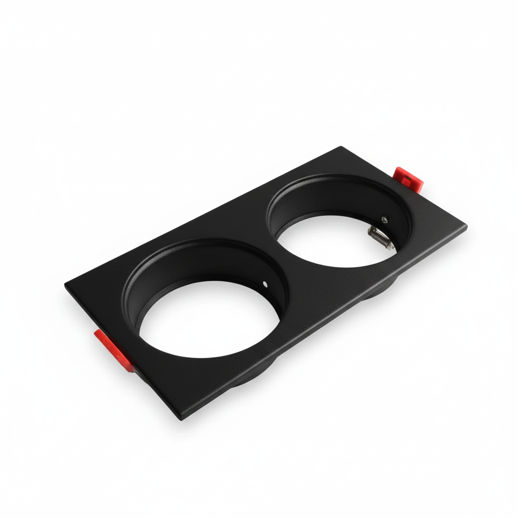 تركيب انارة ثنائي جديد متفرق اسود HOROZ 015 043 0002  BL FITTING CASE