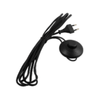 واير اسود مع دكمة ارضية ضغط بالقدم AL MADAR