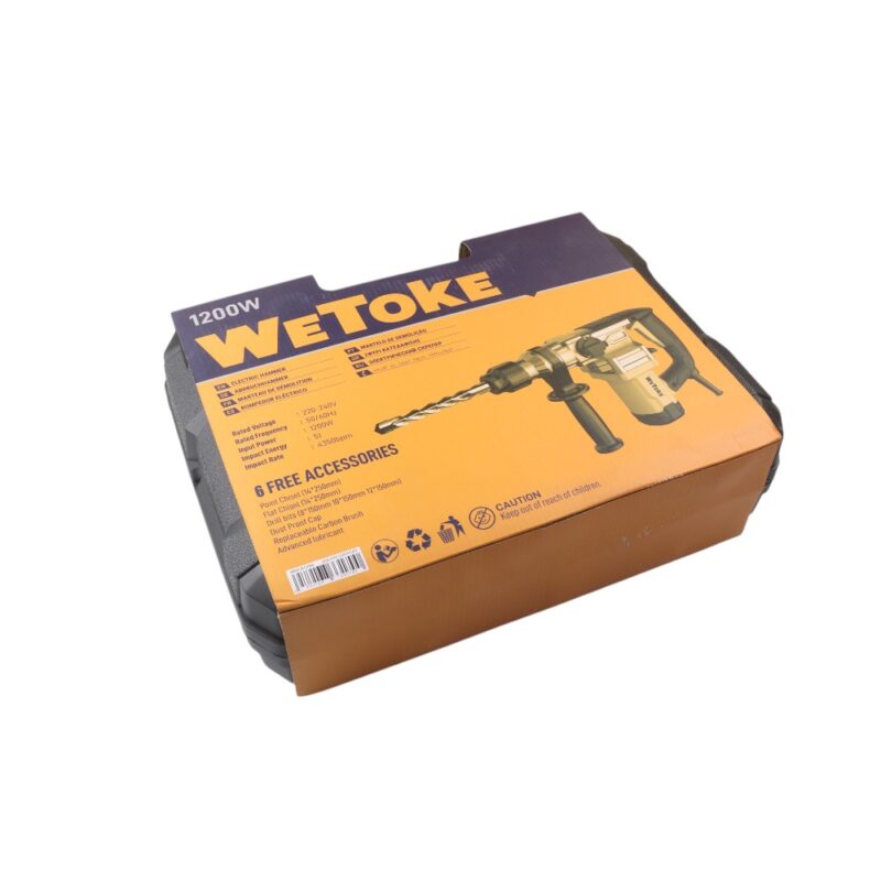 ⁦دريل همر WETOKE  1200W  WP210001⁩ - الصورة ⁦3⁩