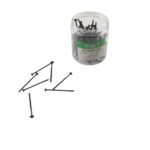 برغي اسود علبة شفاف A7  2.5  INCH