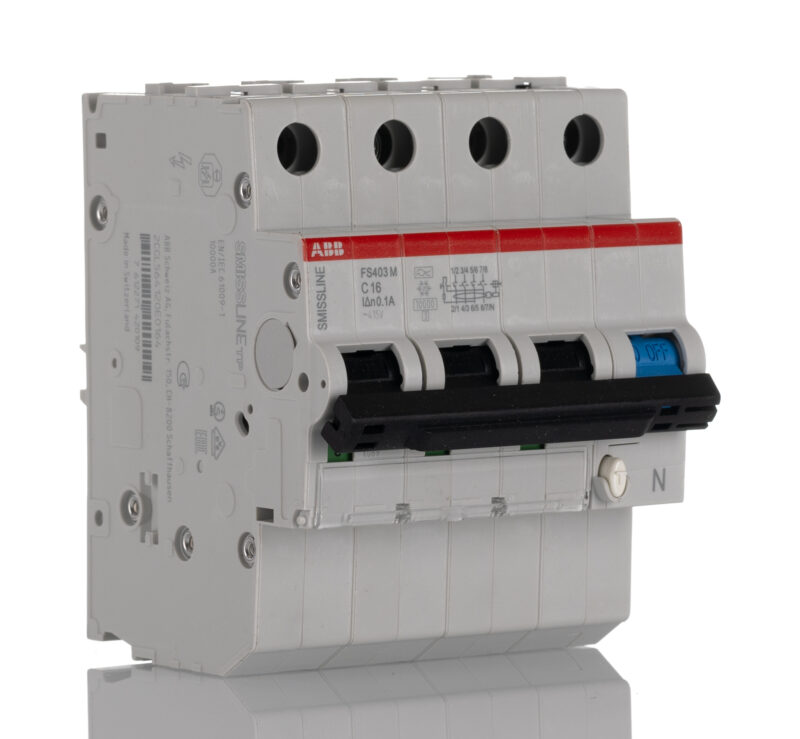 ⁦منجر رباعي  ABB MCB 4POLE 4*16 AMP⁩ - الصورة ⁦1⁩