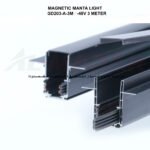 سكة دفن شفة ثقيلMAGNETIC MANTA LIGHT   GD203-A-3M   -48V 3 METER