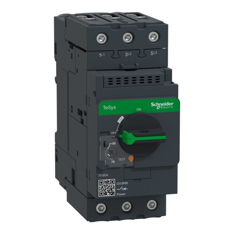 ستارتر حراري شنايدر GV3P80 Motor  protection  70-80A schneider