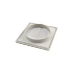 غلاف نهاية انبوب 6 انج مربع ابيض G.STAR 105-10 - الصورة 2