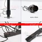 تعليق انبوبي 40 سم MAGNETIC MANTA LIGHT   MT20-DX-12W   -48V 12WATT 4000K