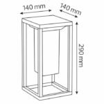 ⁦براكيت جداري خلية شمسية  HOROZ 078 014 0001 -4000K⁩ - الصورة ⁦2⁩