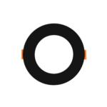 بنل دفن الاطار اسود HOROZ 016 087 00018   18W- 3CCT ضمان سنة  سويج  محولة داخلية