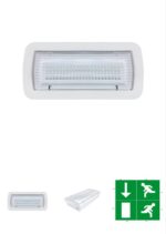⁦لافتة خروج جديد  HOROZ  084 043 0008   EMERGENCY  EXIT LAMP      وصل حديثا⁩ - الصورة ⁦2⁩