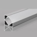 لاينر فقط القطعة 3 متر فضي  زاوية جديد  HOROZ  120 003 0001  GGG  ALUMINIUM