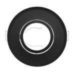 سبوت اطار اسود رنك دائري احادي  بدون مصباح HOROZ 015 029 0001  BLACK MR16 RND