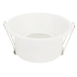 سبوت اطار ابيض رنك دائري احادي  بدون مصباح HOROZ 015 029 0001  WHITE MR16 RND