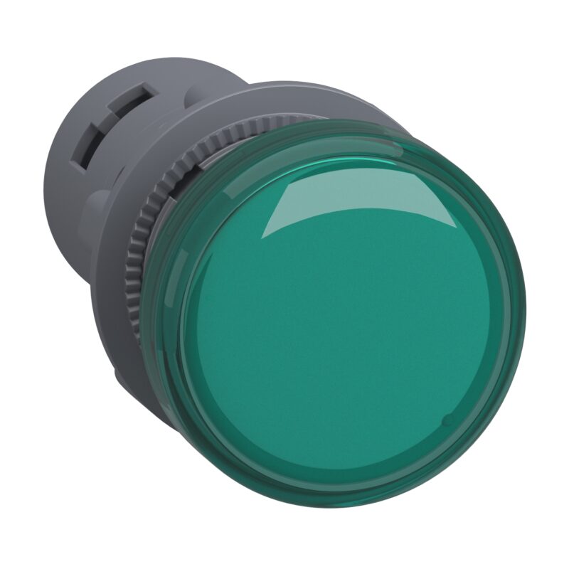 مصباح إشارة شنايدر XA2EVM3LC Easy Pilot Light Green schneider