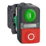 بوش مزدوج ضوئي اخضر واحمر شنايدر SCHNIDER ZBE-101