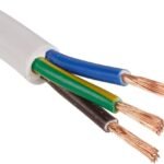 فلكس امتار   FLEX   3*4mm شعري ابيض مدة بكرات CABLE