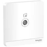 سوكت ستلايت  ابيض  Schneider AVATAR-WE