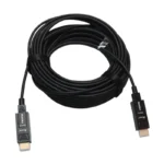 AS-HD20-20FO اسوار كيبل HD ضوئي HDMI  2.0V, 18GBPS يدعم 4K طول 20 متر