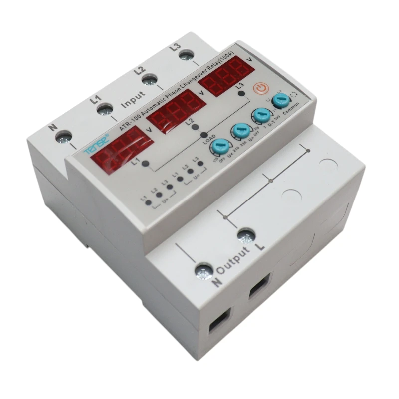 transparent-Photoroom (43) سلكتر الكتروني تينس اصلي عالي الجودة TENSE ATR-XX 100AMPER - الصورة 1