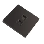 سوكت انترنت حاسبة دبل مزدوج رصاصي ML -C5-SL SILVER