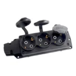 سيار ربر فارغ ثلاثي اسود HOROZ  220 000 301  16 AMP