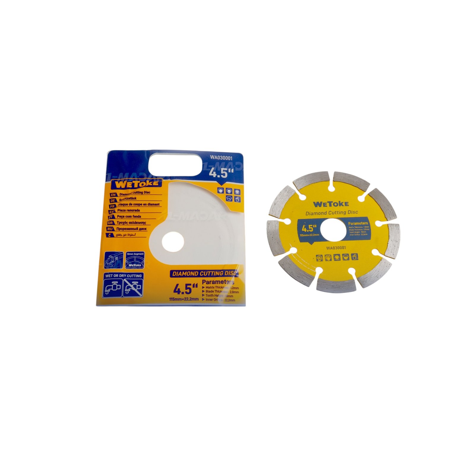 white-Photoroom (17) دسك قطع مرمر مفتوح WETOKE WA030001 115MM-4.5 INCH - الصورة 1