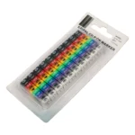 ترقيم ملون شريط  6 ملم  56A-206 - KABLE MARKER  عرض خاص 2026