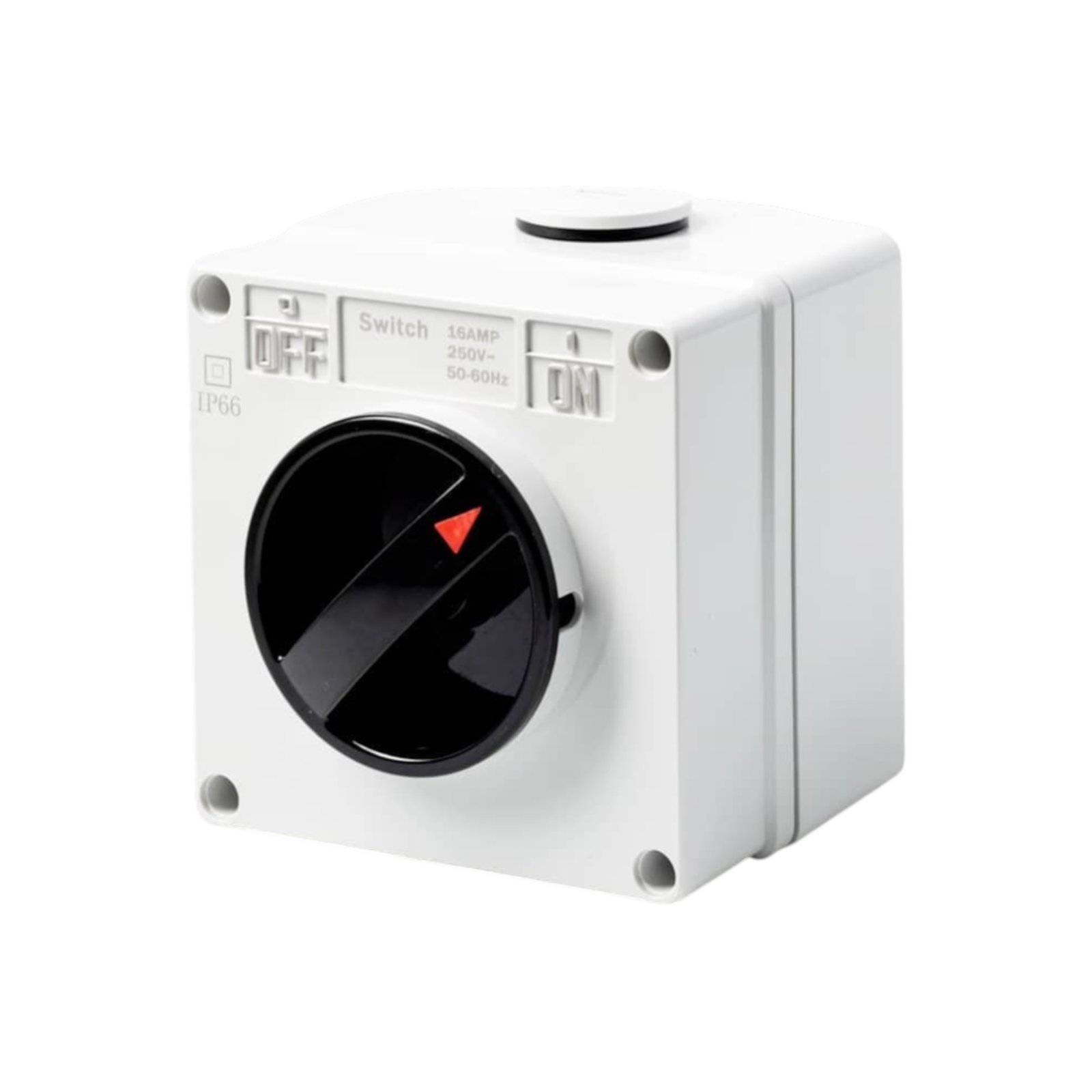 white-Photoroom (48) سويج مطري سلكتر ON - OFF IP66 16 AMP 56A-308 - الصورة 1