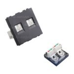 سوكت تلفون هاتف مزدوج   VOLTA - HTB-TEL2-M