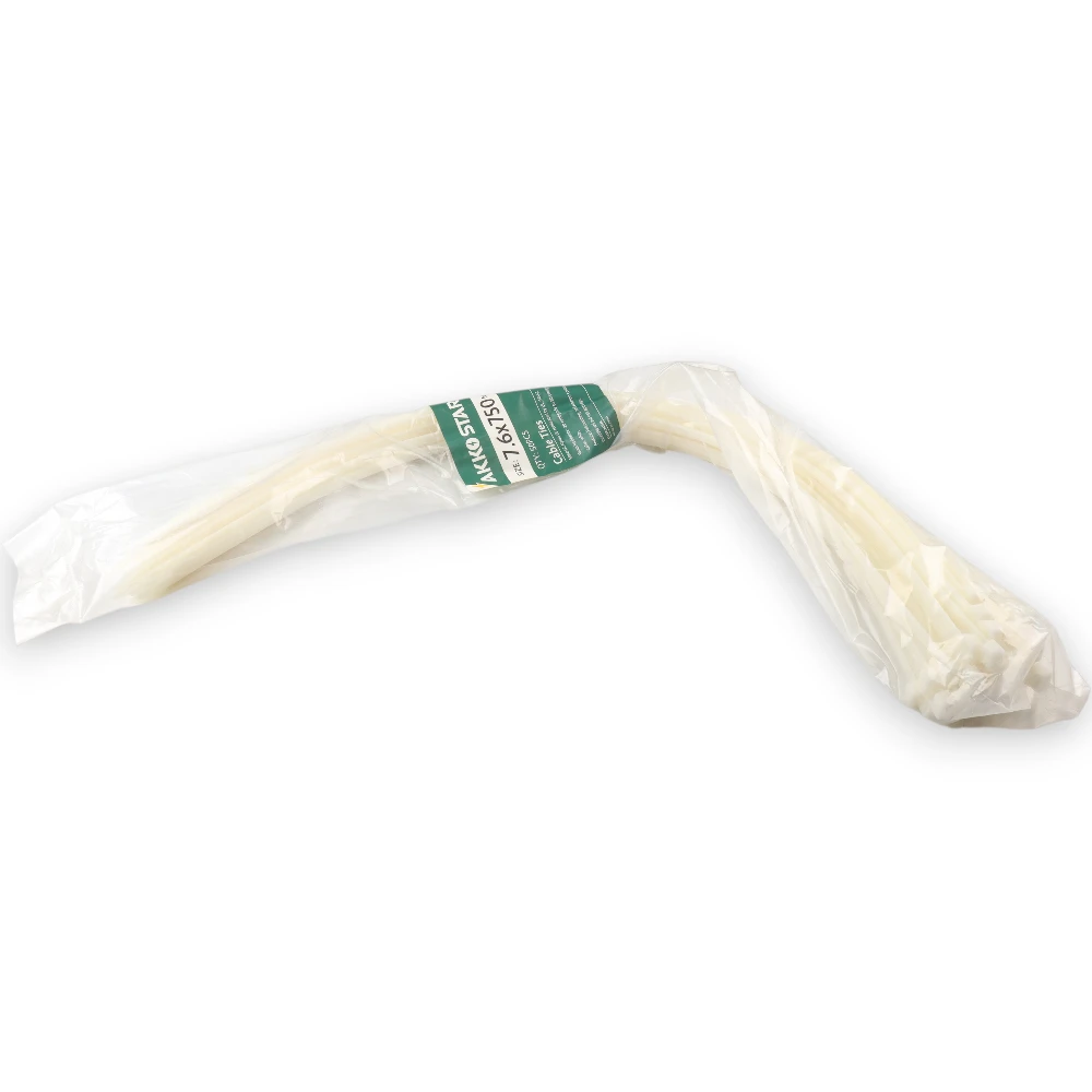 white-Photoroom-Photoroom (14) حزام ربط ابيض AKKO 750MM *7.6 MM 506152 - الصورة 1