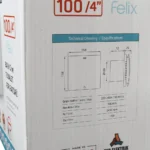 ⁦مفرغة سقف ثانوي وجداري جديد HOROZ 500 160 100  (( FELIX ))  ضمان سنة BLACK⁩ - الصورة ⁦4⁩