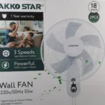 مروحة جدارية AKKO. ST 18 INCH  509443  ابيض