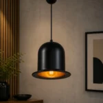 تعليق مفرد قبعة اسود كبير   250MM