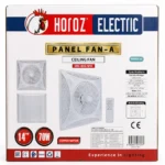 ⁦مروحة سقف ثانوي دفن   60*60   HOROZ 095 005 1014  70 WATT PANAL FAN A⁩ - الصورة ⁦3⁩