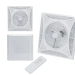⁦مروحة سقف ثانوي دفن   60*60   HOROZ 095 005 1014  70 WATT PANAL FAN A⁩ - الصورة ⁦2⁩