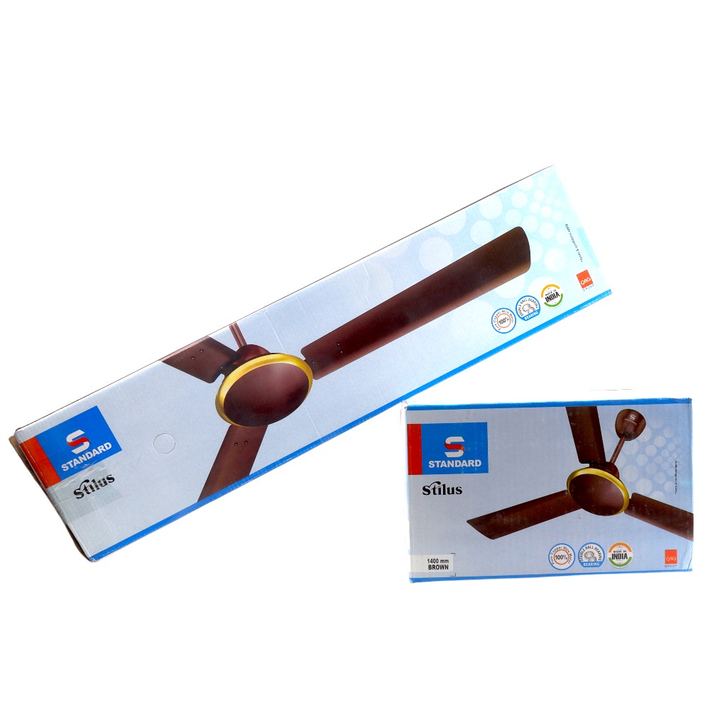 11---19 (22) مروحة هندي STANDARD STILUS BROWN رقم 2121 - الصورة 1