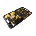 ⁦دريل شحن  اصفر JN 21V DC  مع عدة متكاملة جديد 21112⁩ - الصورة ⁦7⁩