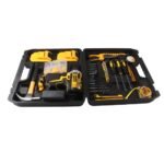 ⁦دريل شحن  اصفر JN 21V DC  مع عدة متكاملة جديد 21112⁩ - الصورة ⁦8⁩