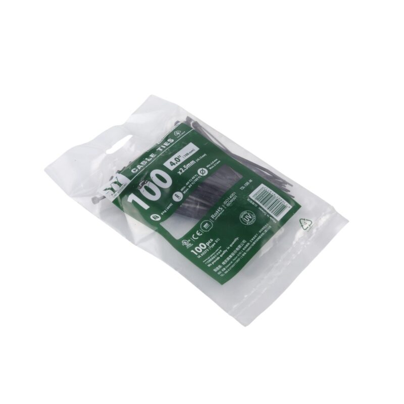 حزام ربط 10 سم تايوان 100MM-2.5MM اسود