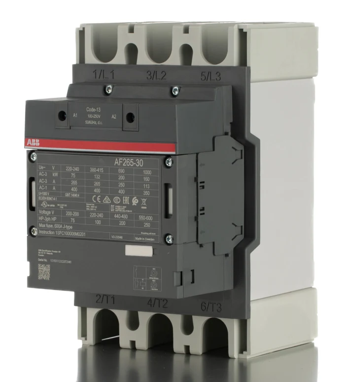 كونتكتر ثلاثي كويل متغير ABB 75 KW AF-265-30 / 400AMP
