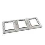 ⁦اطار ثلاثي متصل   PLATINUM - GREY+ SILVER  SG⁩ - الصورة ⁦2⁩