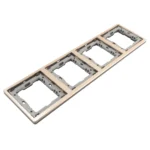 اطار رباعي متصل   PLATINUM - BLACK+ GOLD  GB