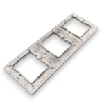 ⁦اطار ثلاثي متصل  PLATINUM - BLACK+ BLACK   BK⁩ - الصورة ⁦2⁩