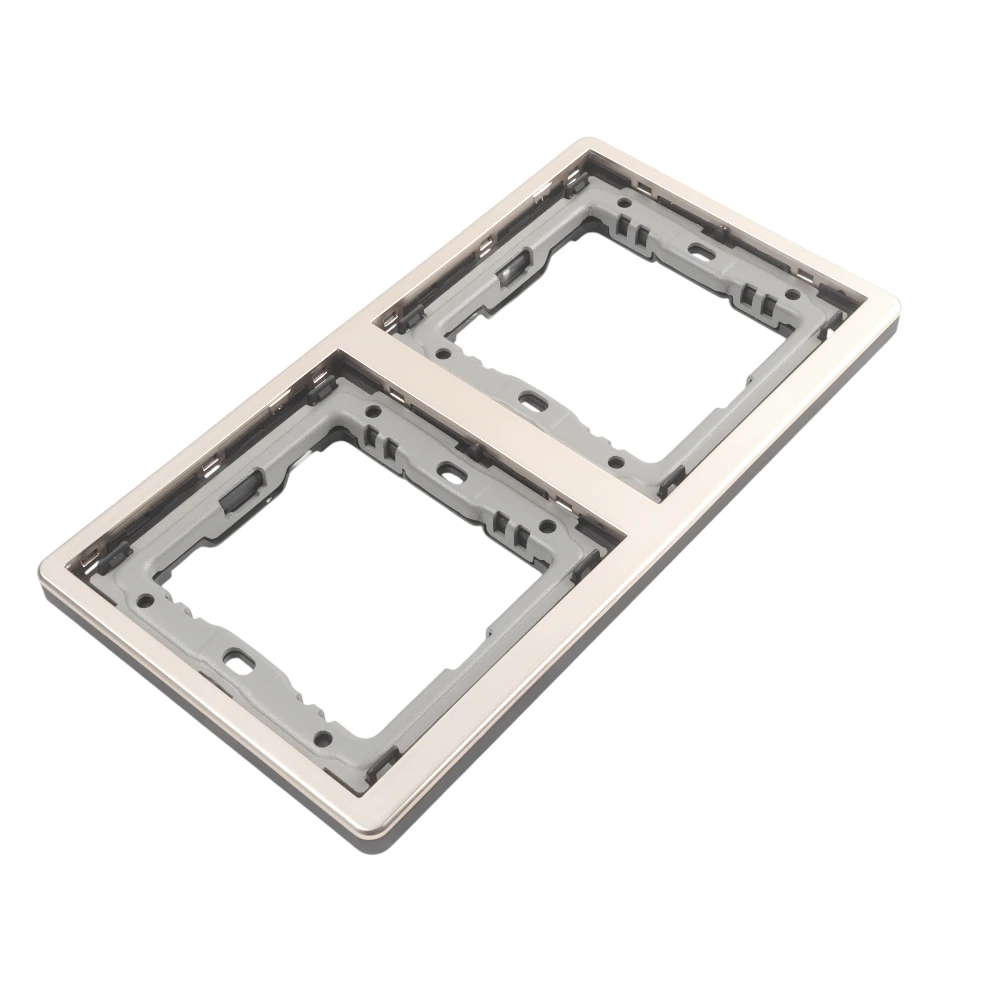 12 ------29 اطار ثنائي متصل PLATINUM - WH+GD - الصورة 1