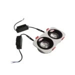 سبوت لايت مستطيل ثنائي MANTA COB  CD2373   2*10W  3CCT  WH+BK